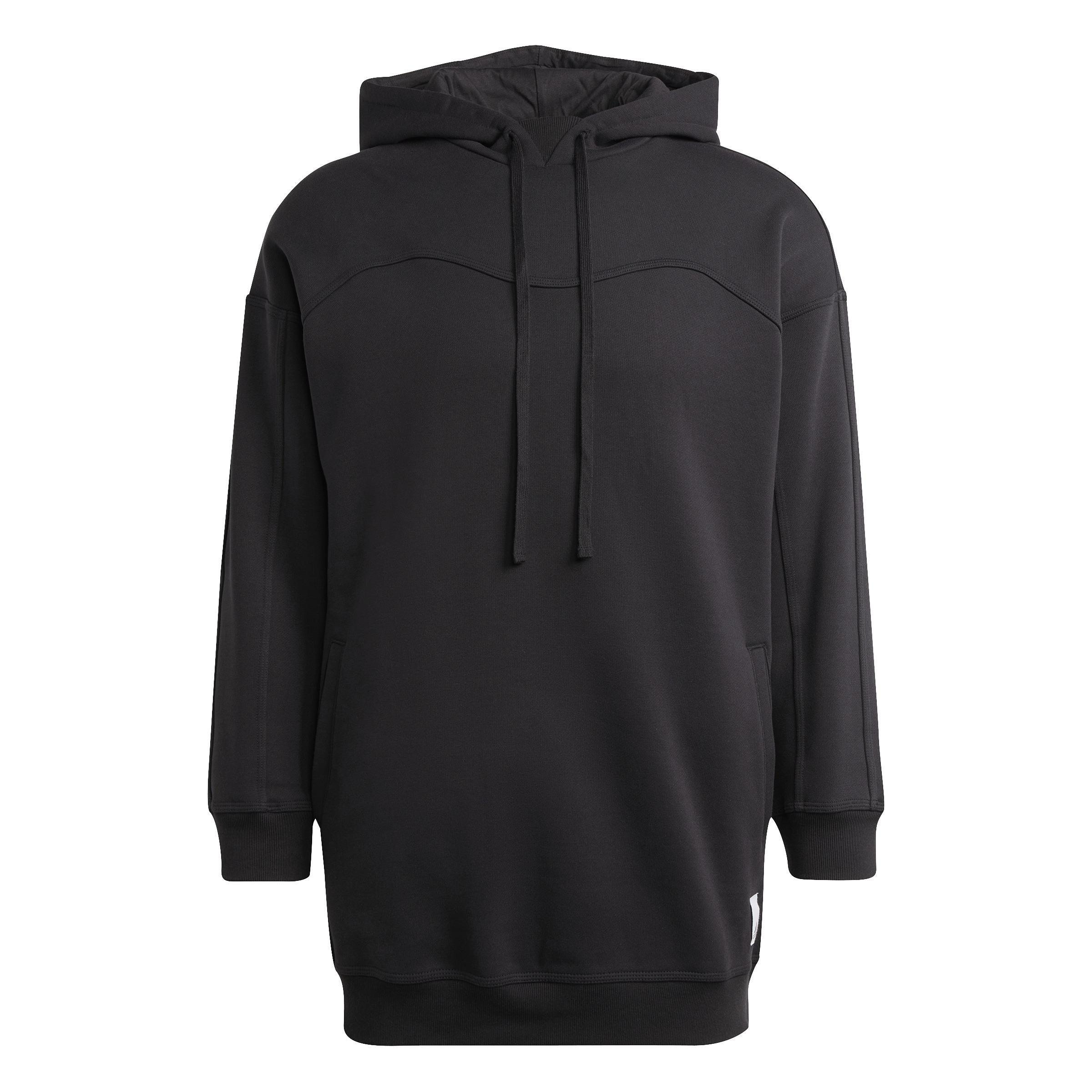 Lounge Fleece Hoodie, Black, A901_ONE, large image number 0