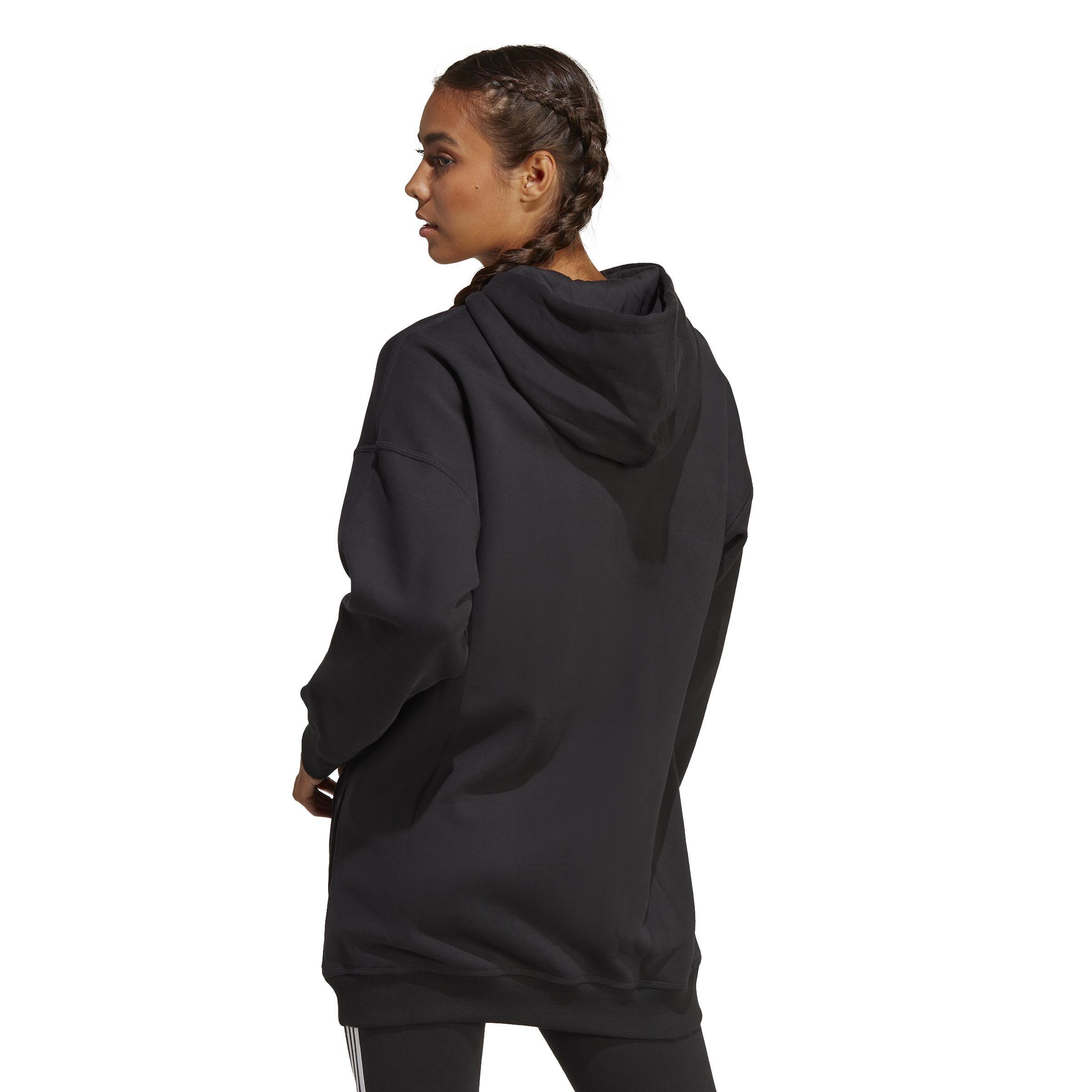 Lounge Fleece Hoodie, Black, A901_ONE, large image number 3