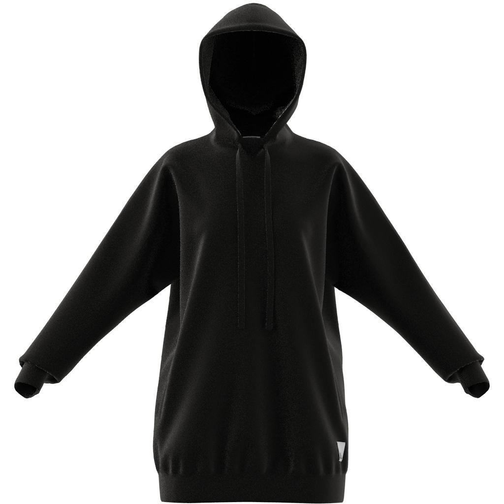 Lounge Fleece Hoodie, Black, A901_ONE, large image number 7