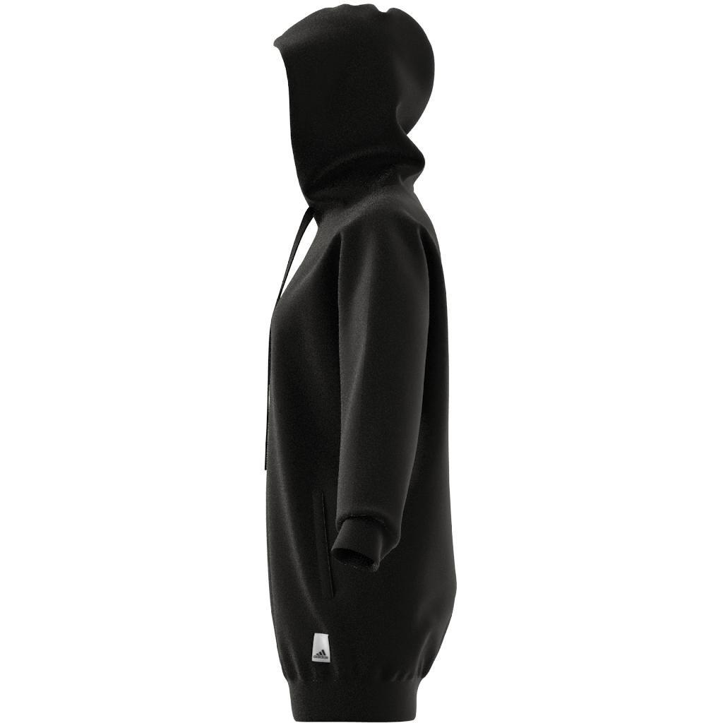 Lounge Fleece Hoodie, Black, A901_ONE, large image number 12