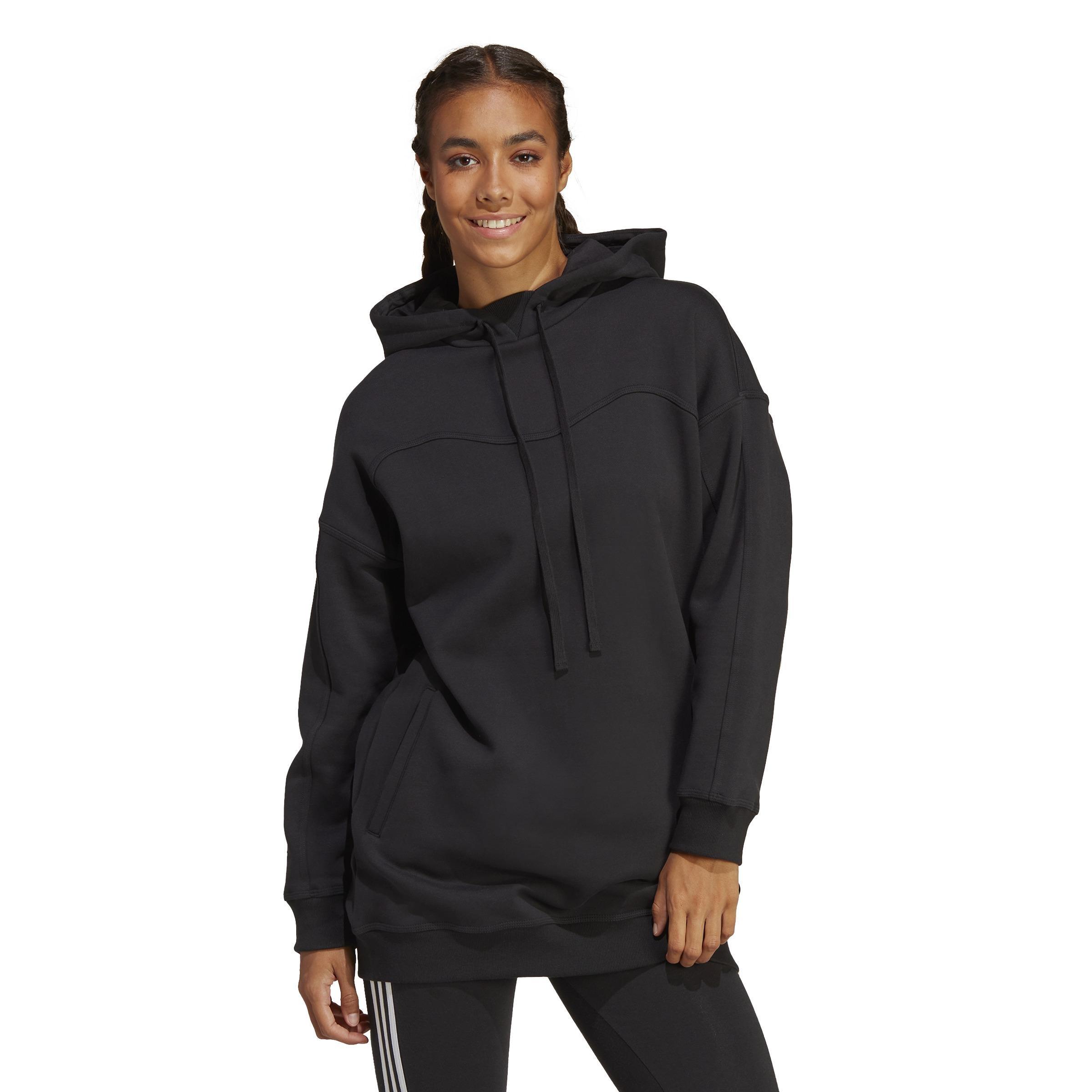 Lounge Fleece Hoodie, Black, A901_ONE, large image number 13