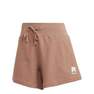 Women Lounge Terry Loop Shorts, Brown, A901_ONE, thumbnail image number 0