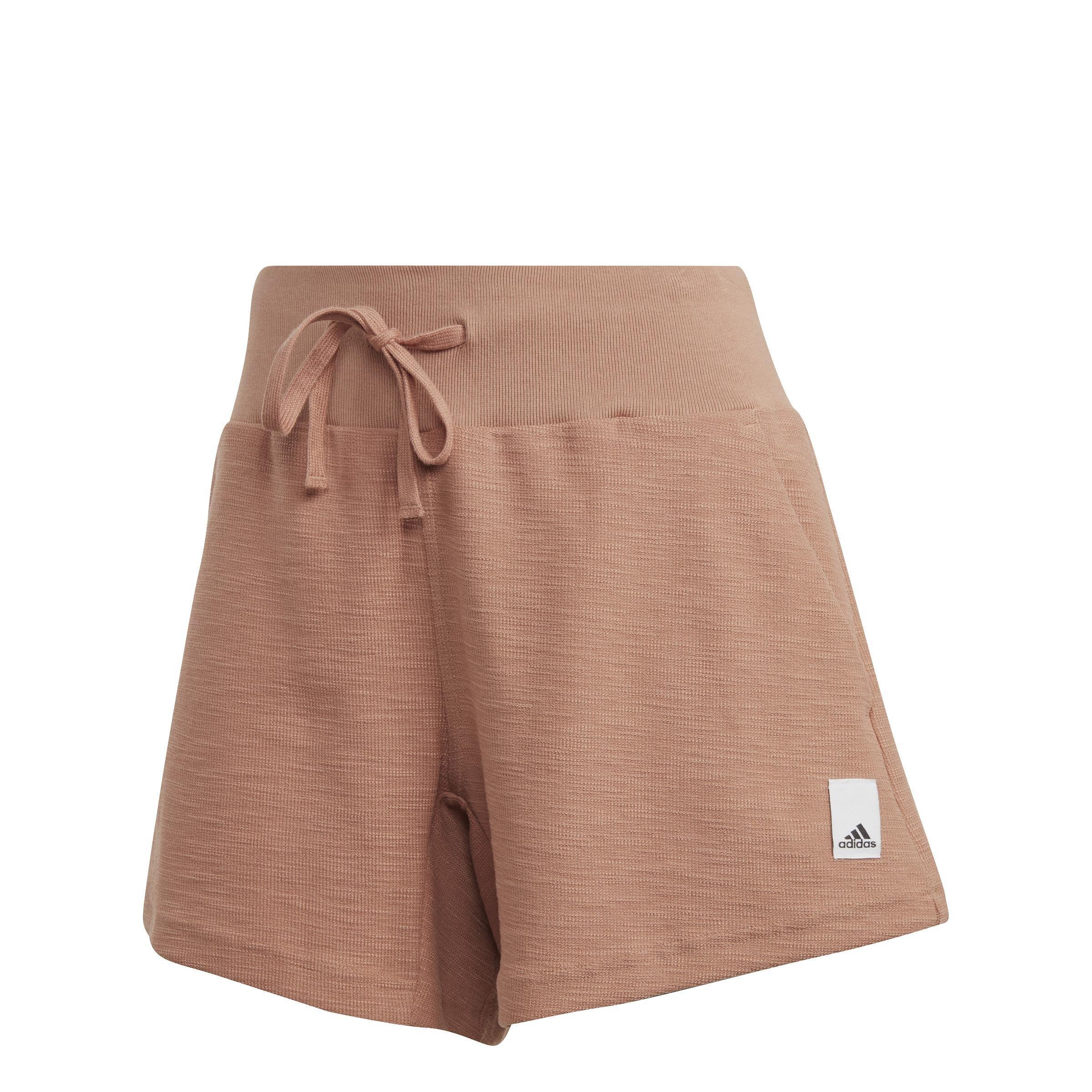 Lounge Terry Loop Shorts, Brown, , large image number 0