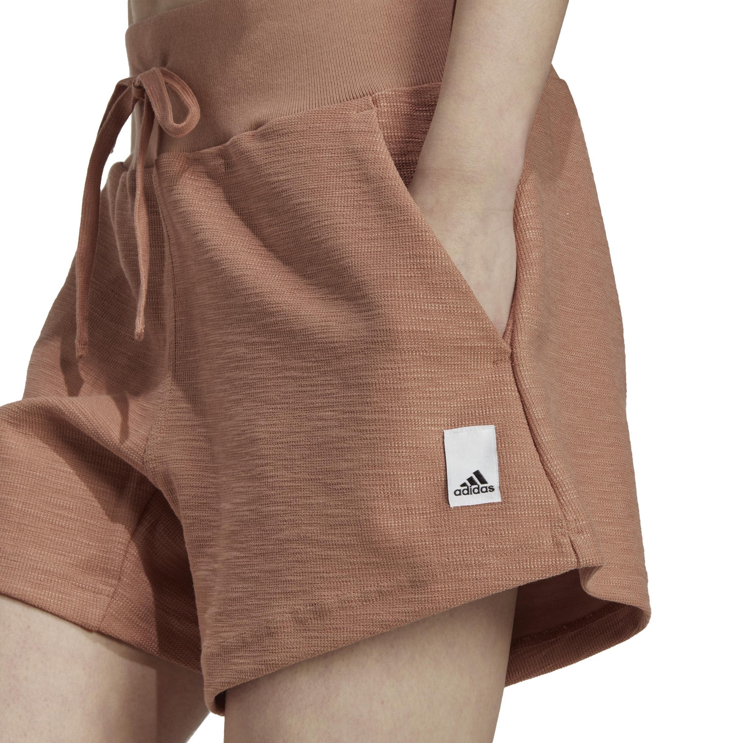 Lounge Terry Loop Shorts, Brown, , large image number 4