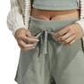 Women Lounge Terry Loop Shorts, Green, A901_ONE, thumbnail image number 5