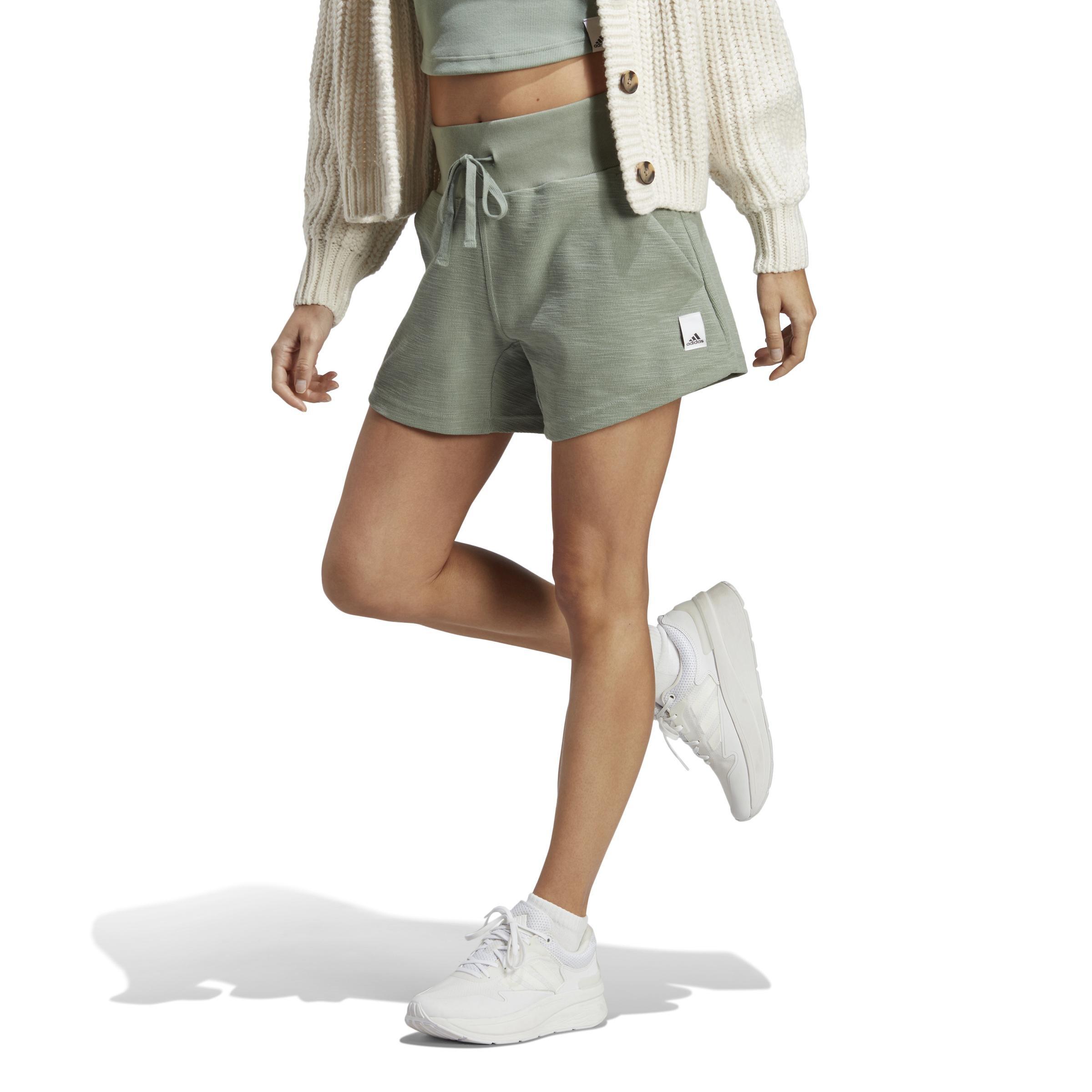 Lounge Terry Loop Shorts, Green, A901_ONE, large image number 9