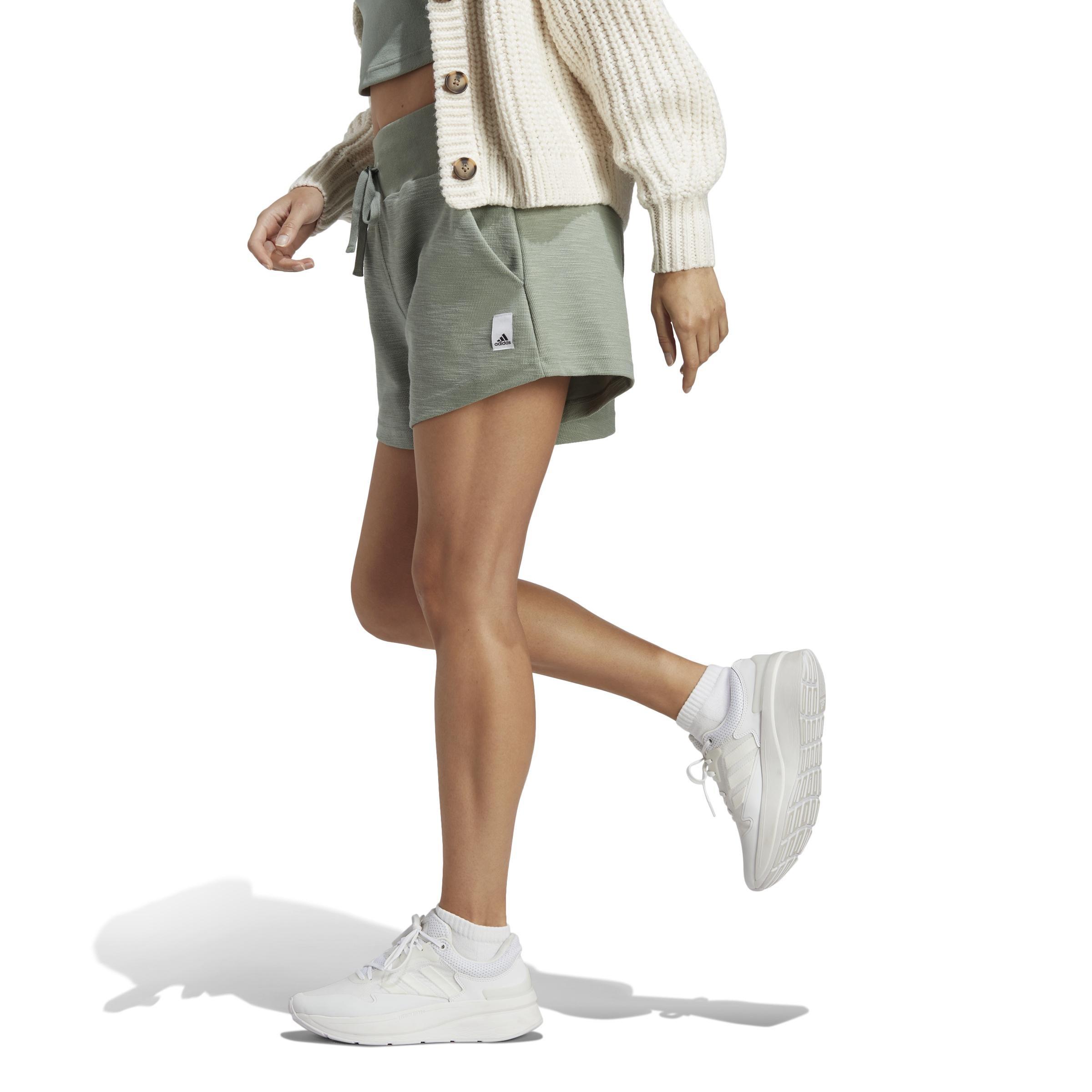 Lounge Terry Loop Shorts, Green, A901_ONE, large image number 12