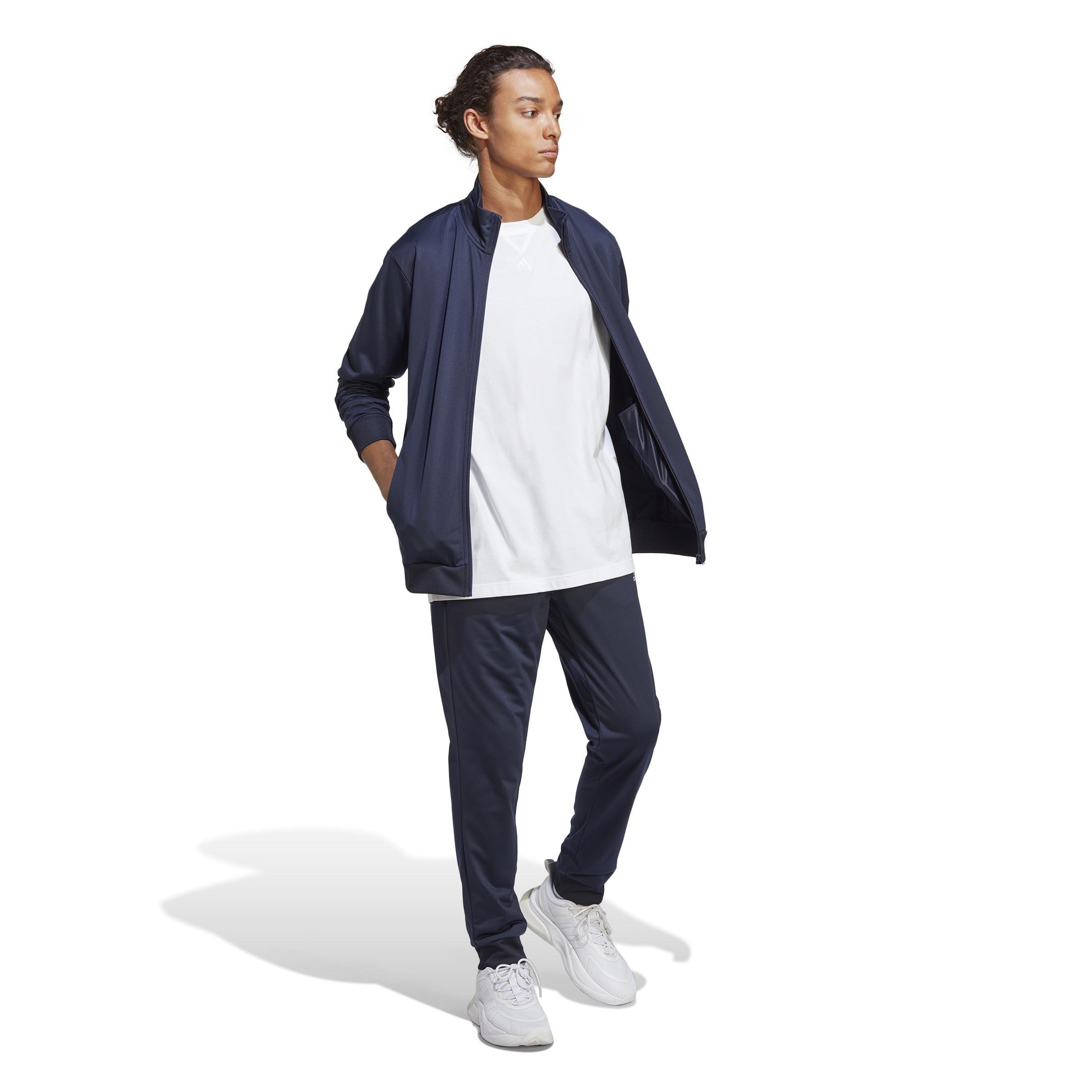 Linear Logo Tricot Track Suit, Blue, A901_ONE, large image number 13