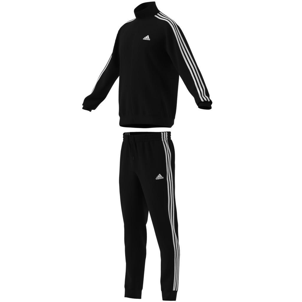 Basic 3-Stripes Tricot Track Suit, Blue, , large image number 4