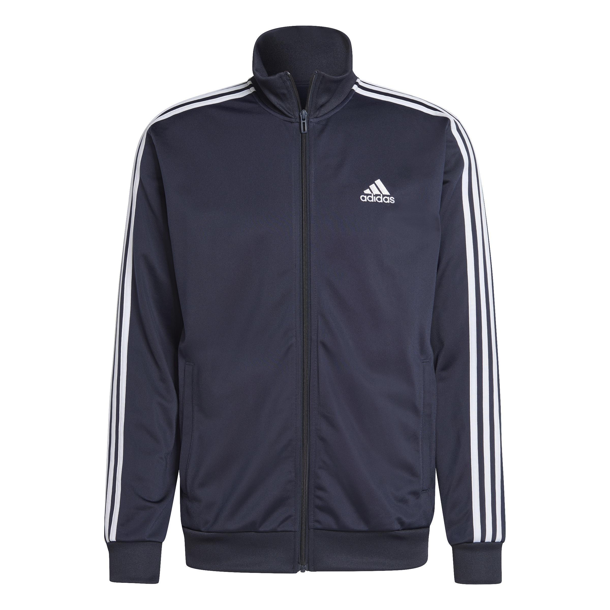 Basic 3-Stripes Tricot Track Suit, Blue, , large image number 5