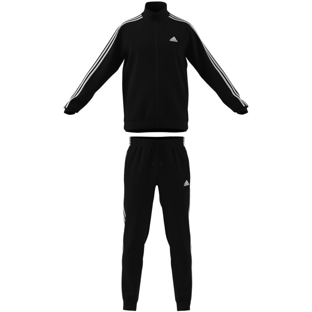 Basic 3-Stripes Tricot Track Suit, Blue, , large image number 6