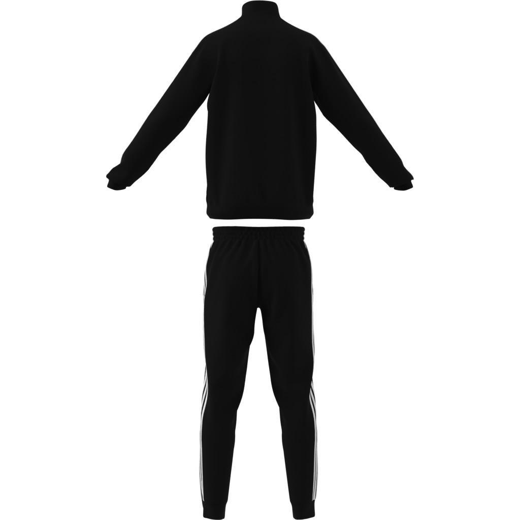 Basic 3-Stripes Tricot Track Suit, Blue, , large image number 9