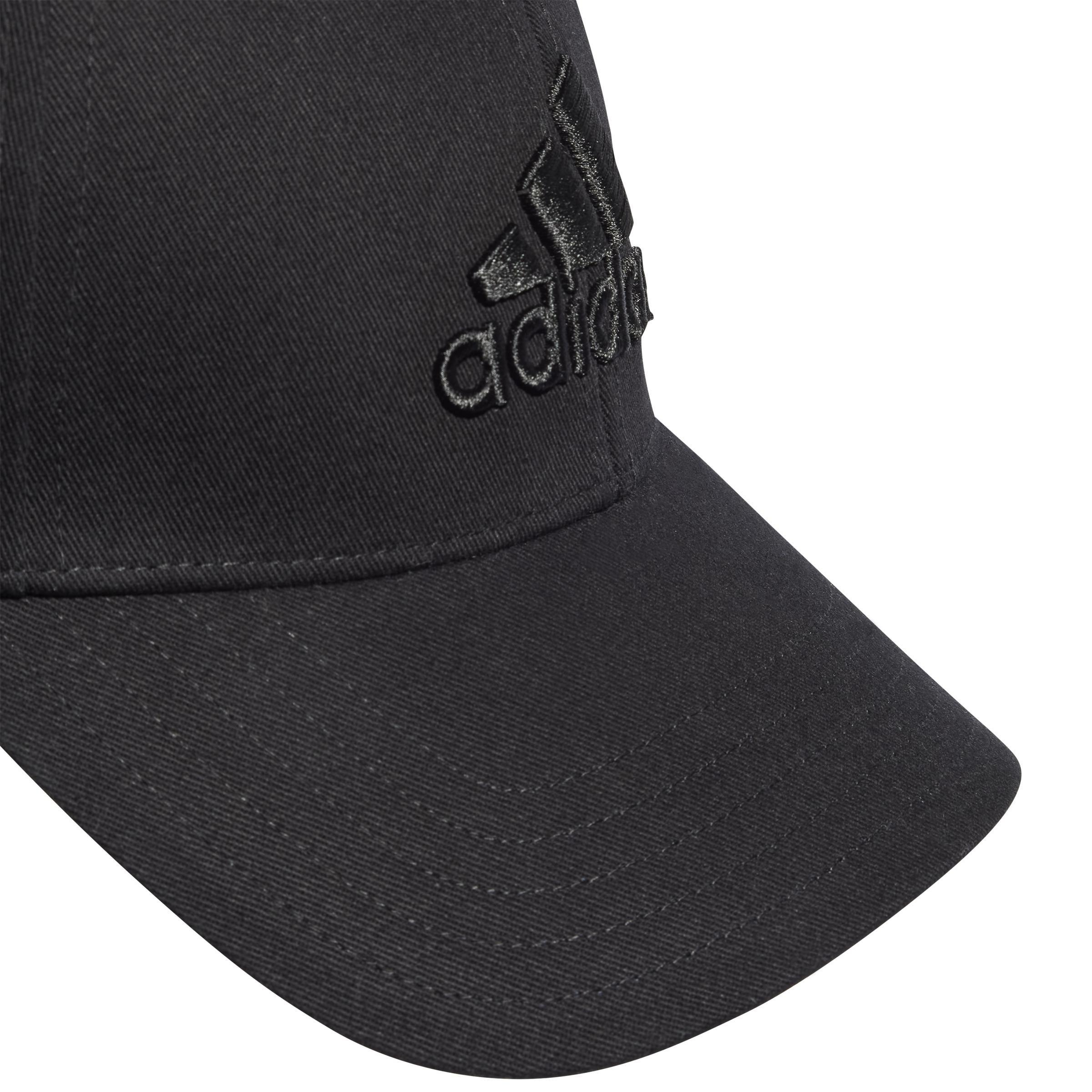 Unisex Big Tonal Logo Baseball Cap, Black, , large image number 2