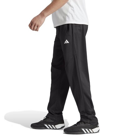 Men Game And Go Small Logo Training Open Hem Joggers, Black, A901_ONE, large image number 1
