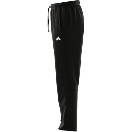Men Game And Go Small Logo Training Open Hem Joggers, Black, A901_ONE, large image number 8