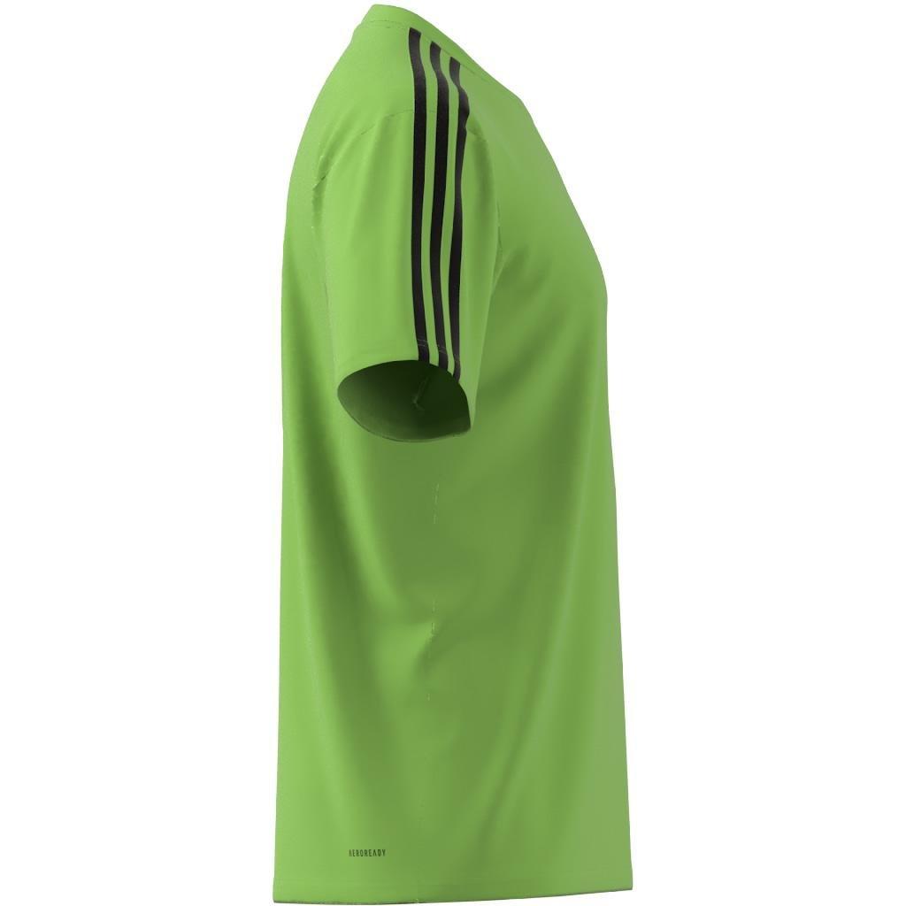 Train Essentials 3-Stripes Training T-Shirt, Green, A901_ONE, large image number 10