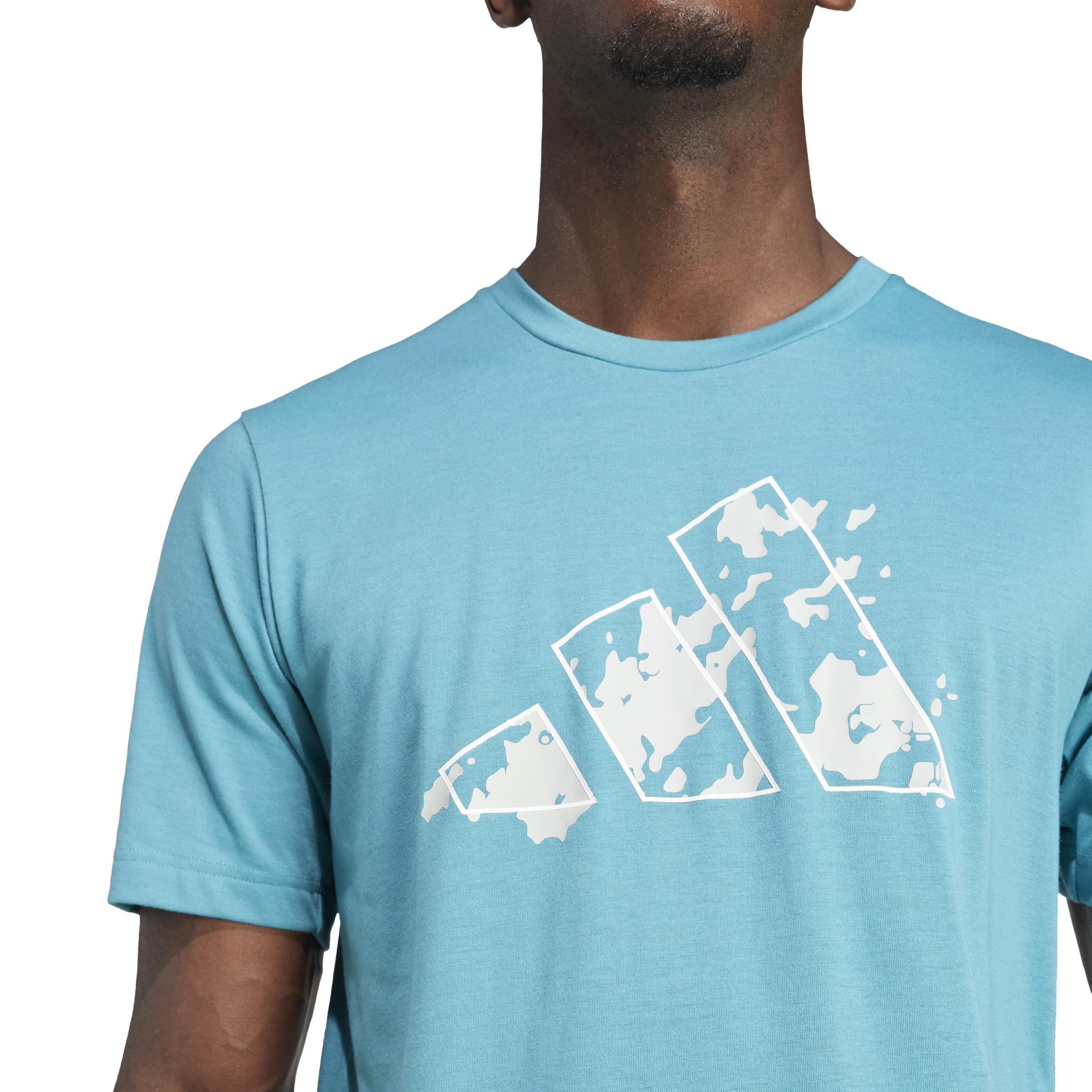 Train Essentials Seasonal Training Graphic T-Shirt, Turquoise, A901_ONE, large image number 4