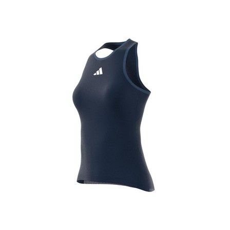 Women Club Tennis Tank Top, Blue, A901_ONE, large image number 7