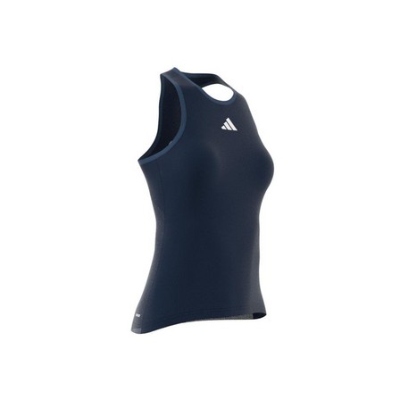 Women Club Tennis Tank Top, Blue, A901_ONE, large image number 8