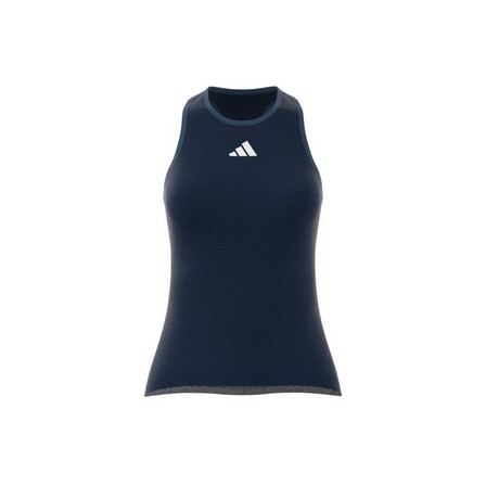 Women Club Tennis Tank Top, Blue, A901_ONE, large image number 10