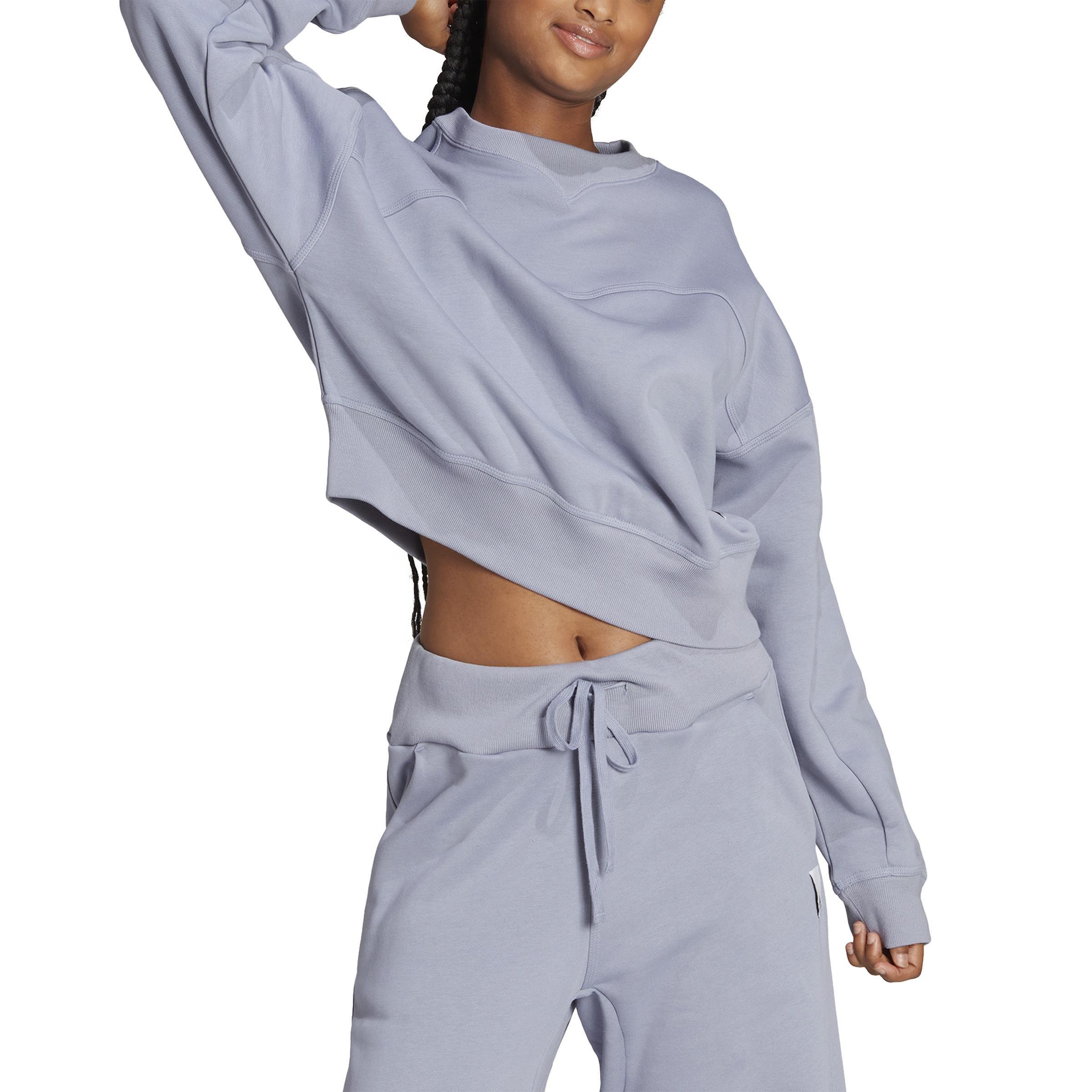 Lounge Fleece Sweatshirt, Purple, , large image number 4