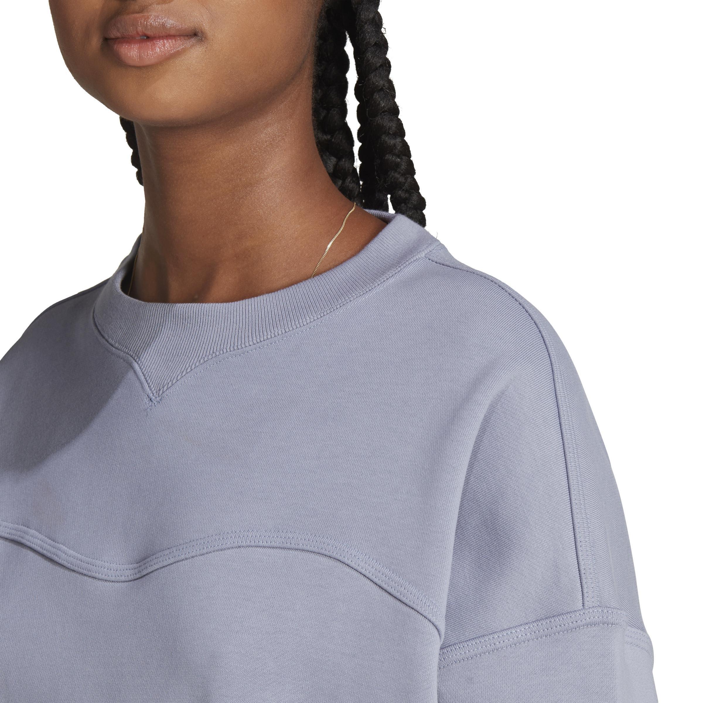 Lounge Fleece Sweatshirt, Purple, , large image number 8