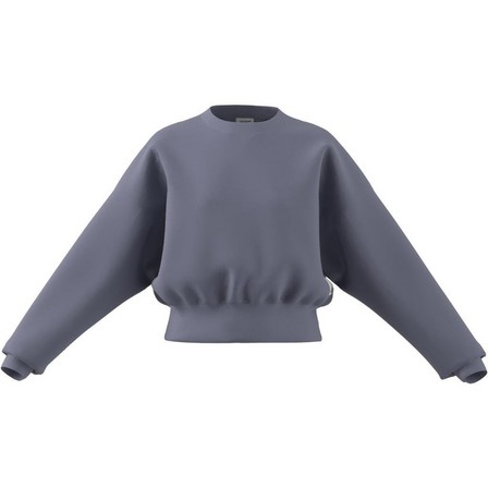 Women Lounge Fleece Sweatshirt, Purple, A901_ONE, large image number 10