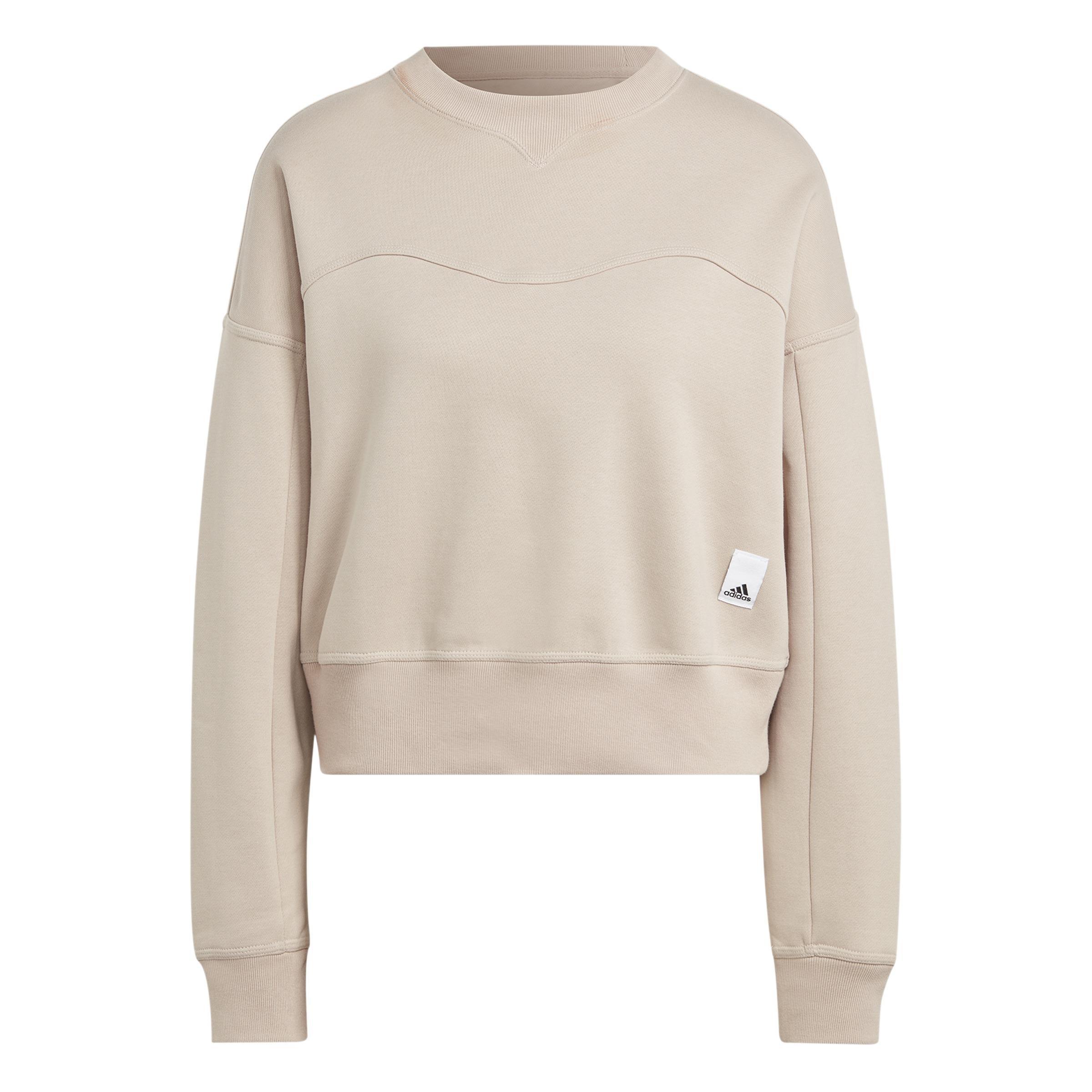 Lounge Fleece Sweatshirt, Brown, A901_ONE, large image number 4