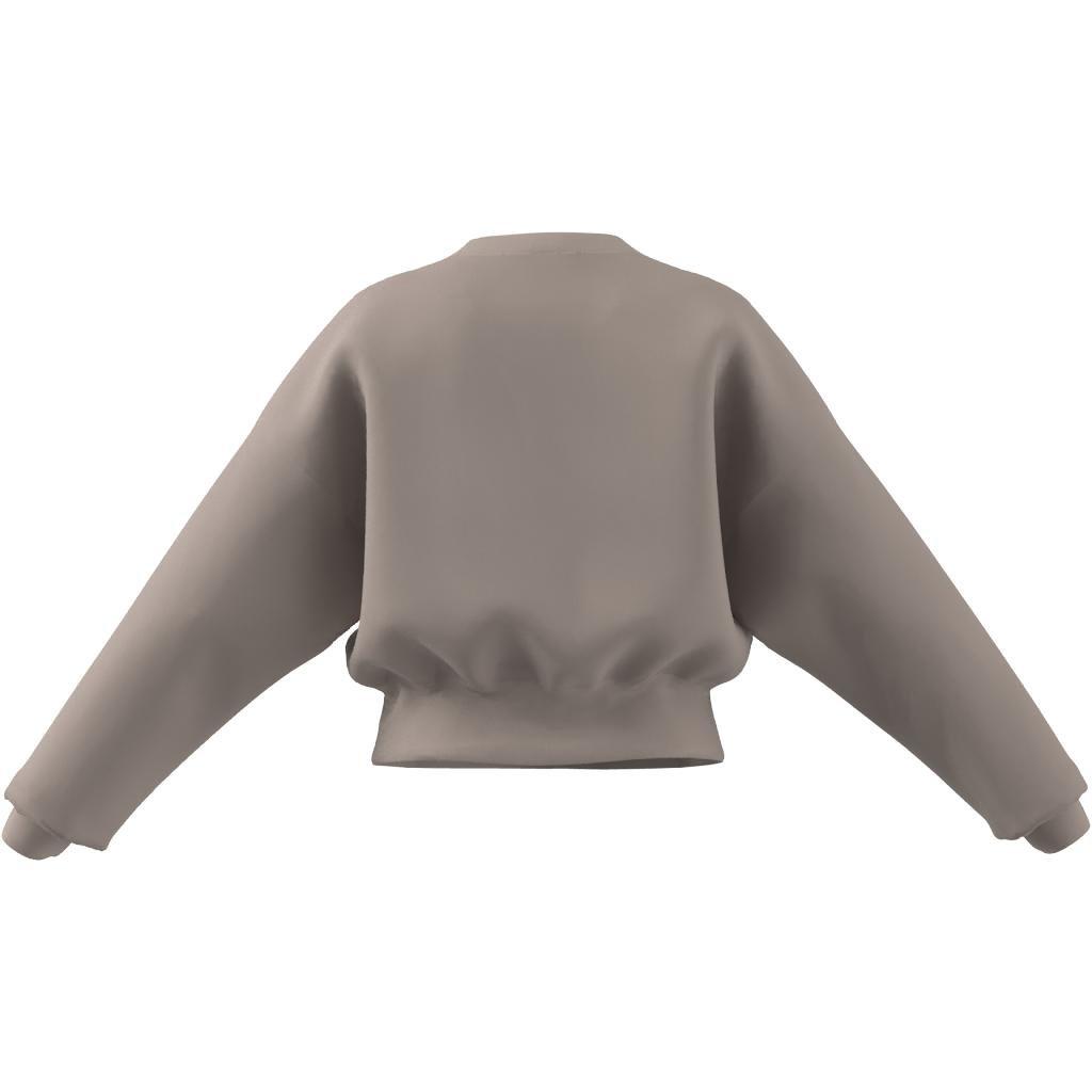 Lounge Fleece Sweatshirt, Brown, A901_ONE, large image number 9