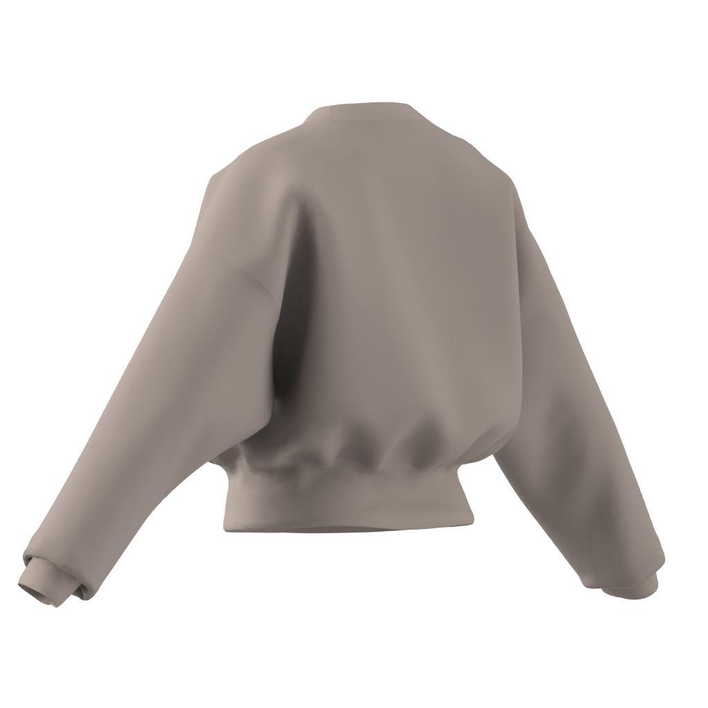 Lounge Fleece Sweatshirt, Brown, , large image number 10