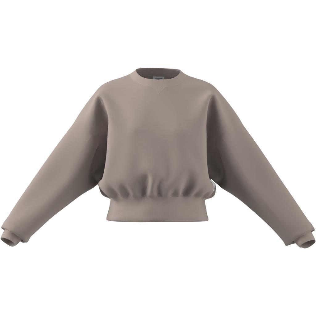 Lounge Fleece Sweatshirt, Brown, A901_ONE, large image number 11