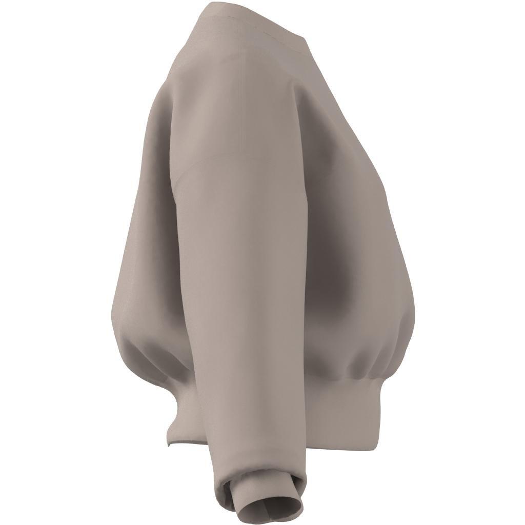 Lounge Fleece Sweatshirt, Brown, , large image number 13