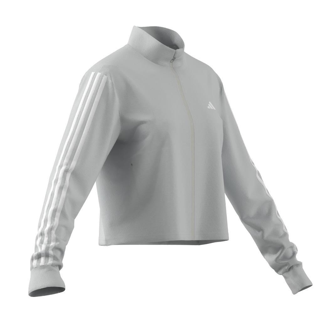 AEROREADY Train Essentials 3-Stripes Track Jacket, Grey, A901_ONE, large image number 6