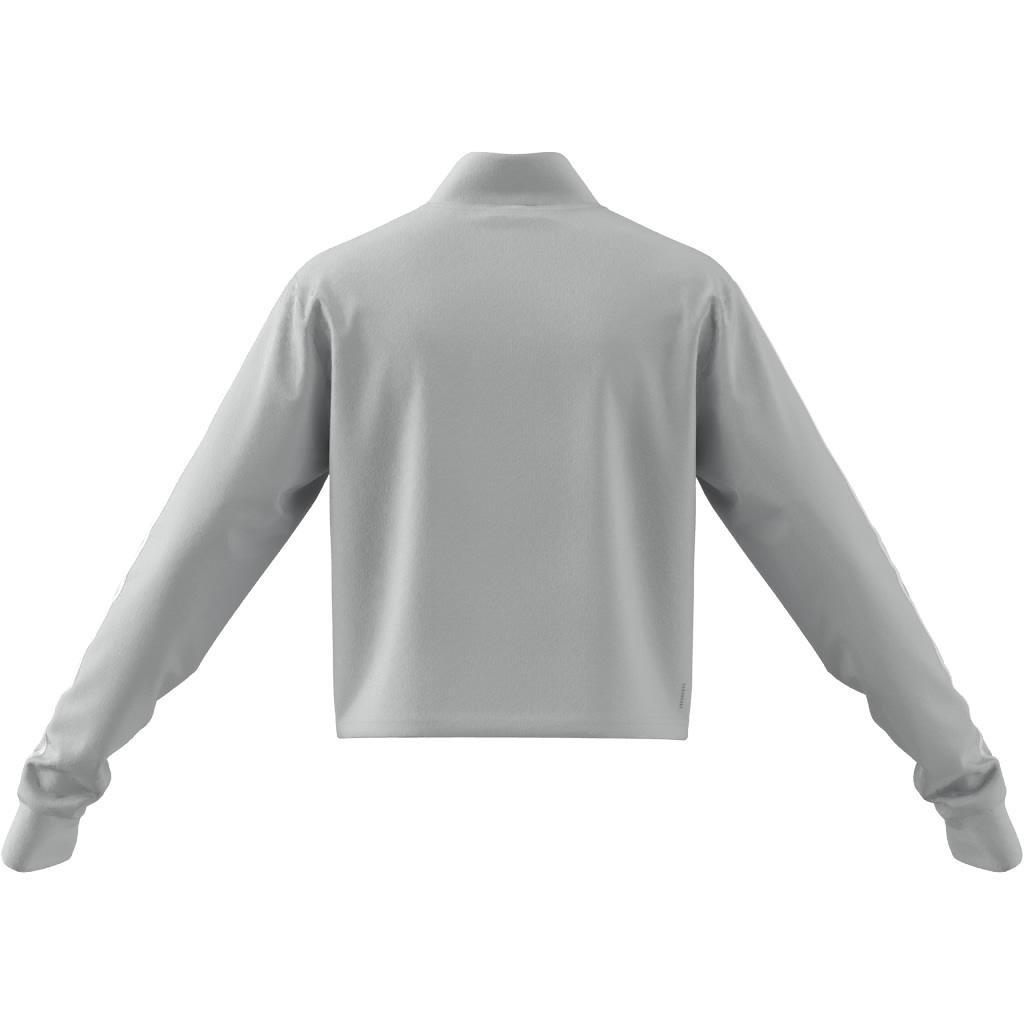 AEROREADY Train Essentials 3-Stripes Track Jacket, Grey, A901_ONE, large image number 7