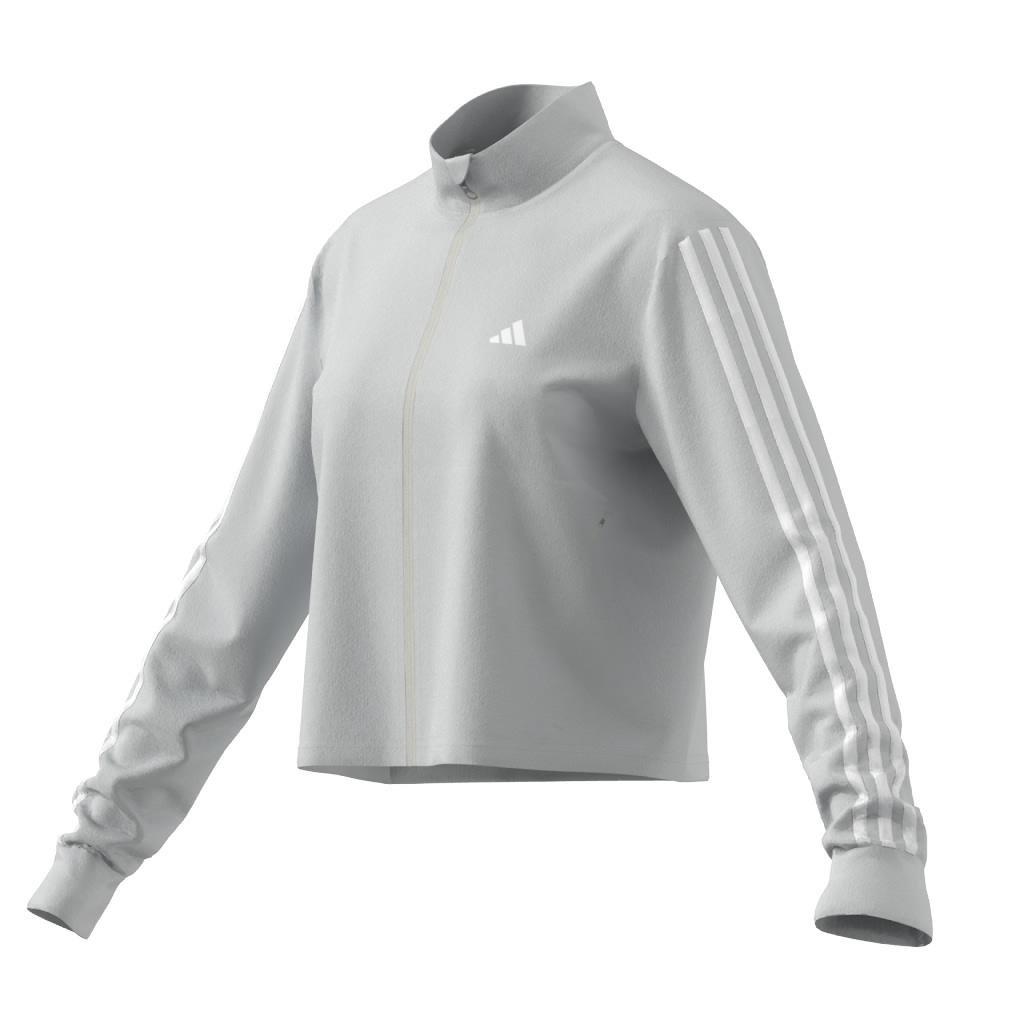 AEROREADY Train Essentials 3-Stripes Track Jacket, Grey, A901_ONE, large image number 10