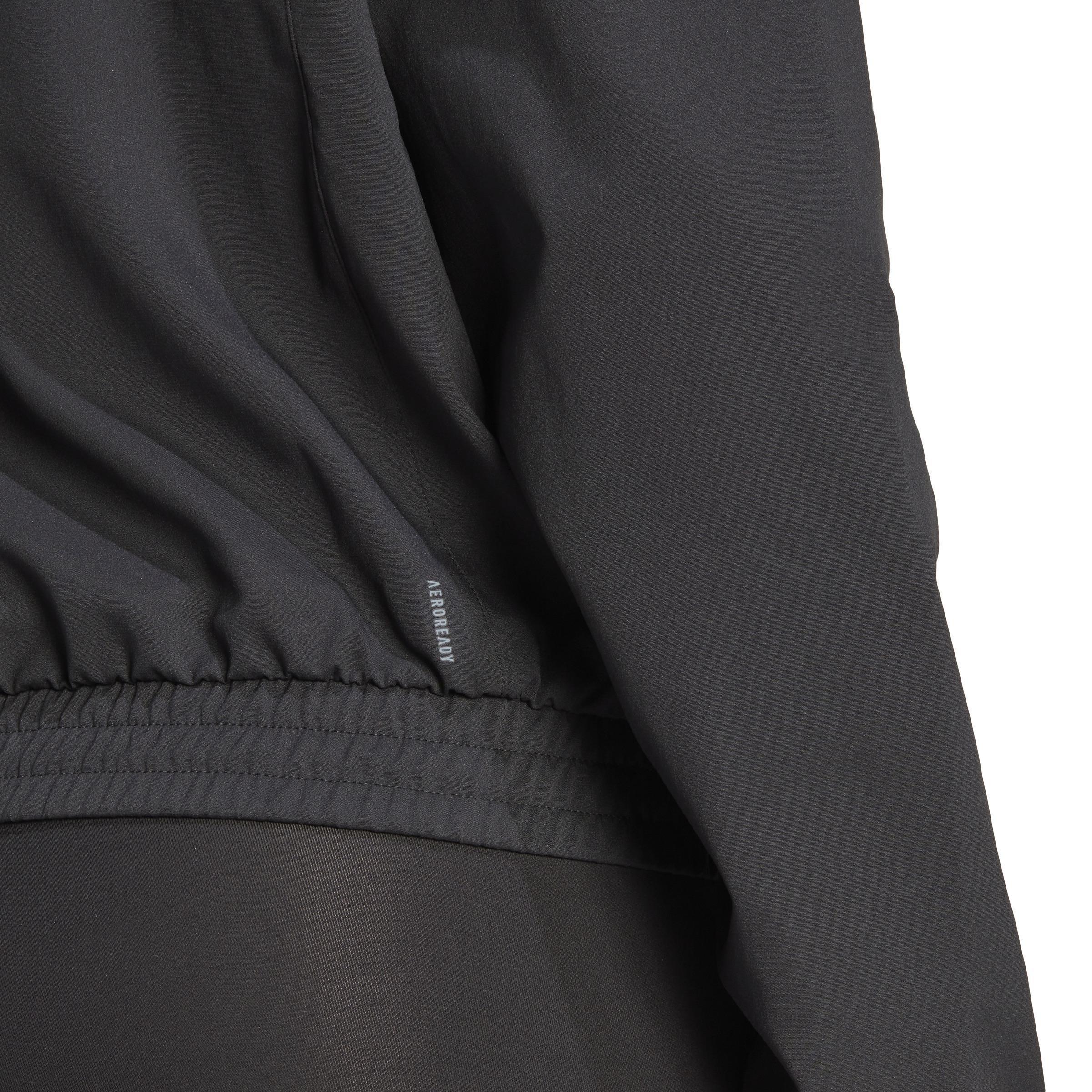 AEROREADY Train Essentials Woven Quarter-Zip Track Jacket, Black, , large image number 4