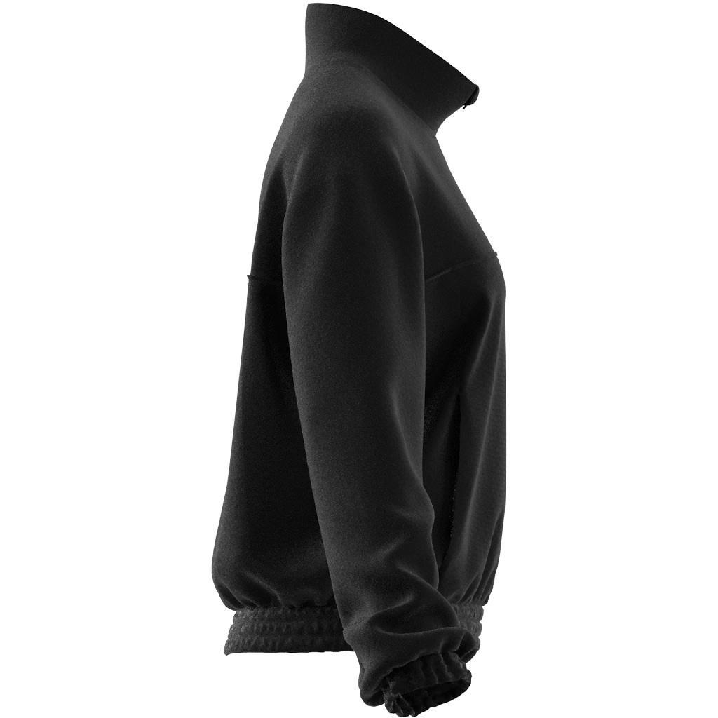 AEROREADY Train Essentials Woven Quarter-Zip Track Jacket, Black, , large image number 6