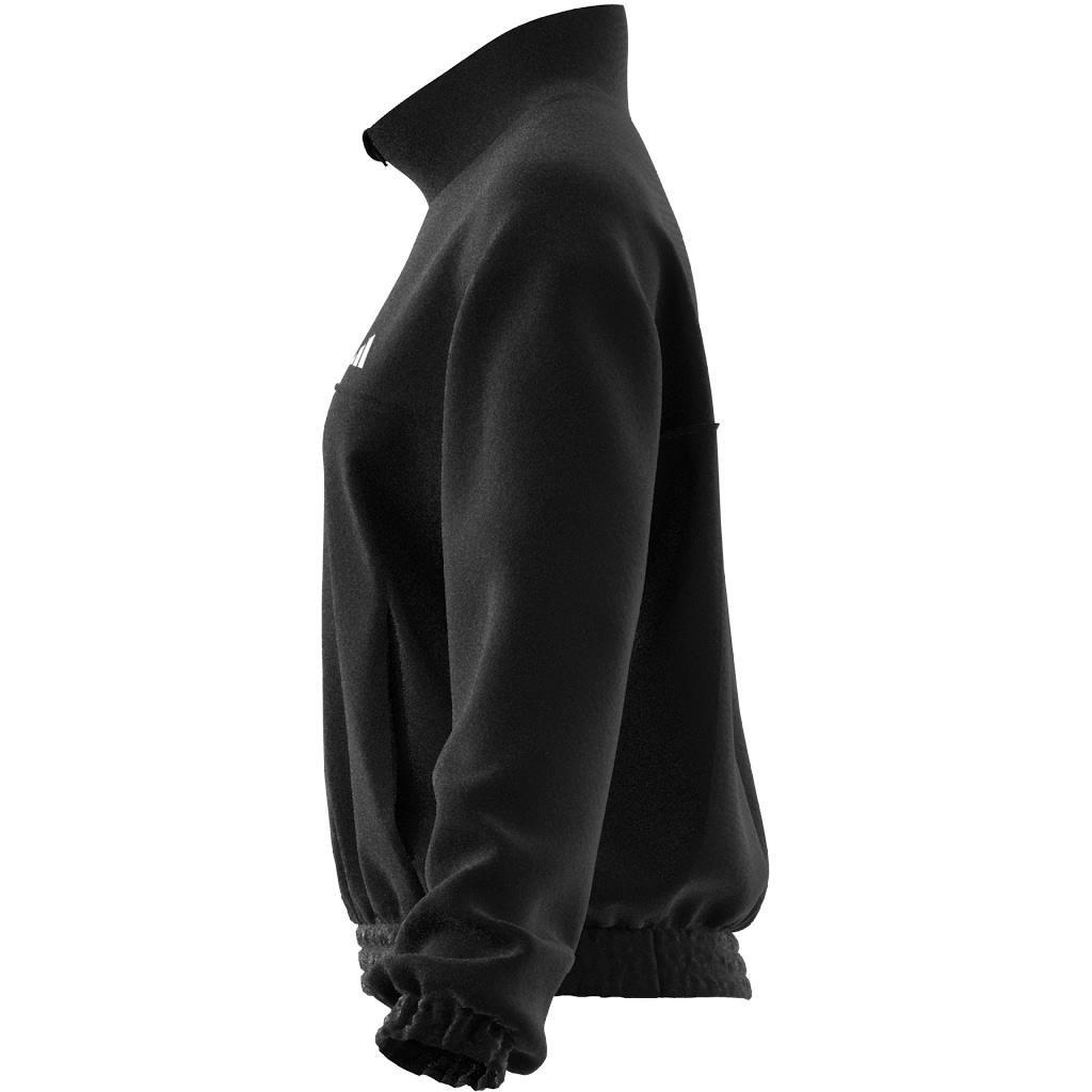 AEROREADY Train Essentials Woven Quarter-Zip Track Jacket, Black, , large image number 7