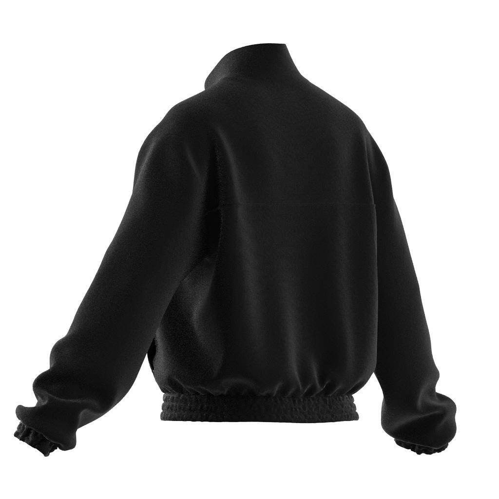 AEROREADY Train Essentials Woven Quarter-Zip Track Jacket, Black, , large image number 9