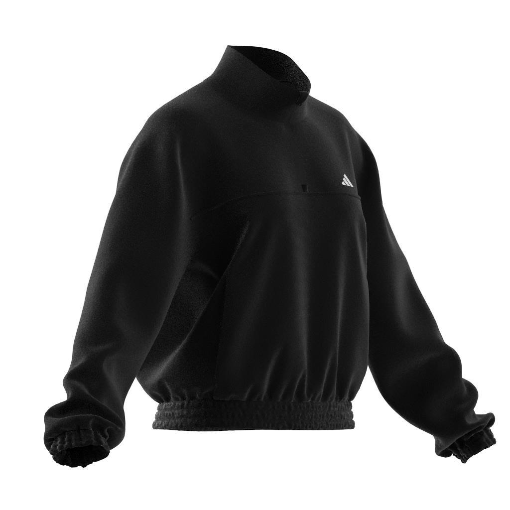 AEROREADY Train Essentials Woven Quarter-Zip Track Jacket, Black, , large image number 14