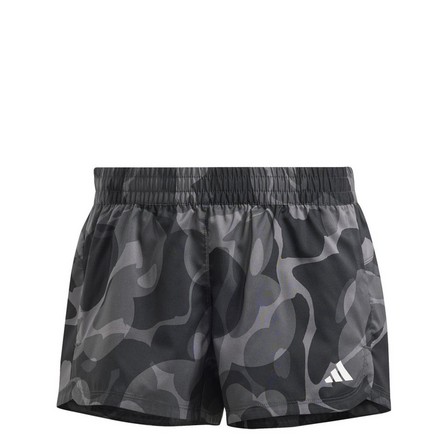 Women Pacer Train Essentials Floral-Print Woven Shorts, Black, A901_ONE, large image number 1