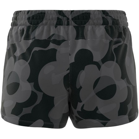 Women Pacer Train Essentials Floral-Print Woven Shorts, Black, A901_ONE, large image number 12