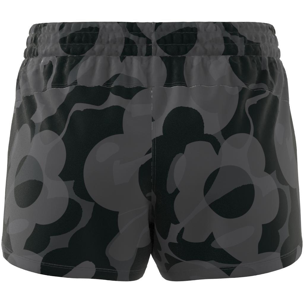Pacer Train Essentials Floral-Print Woven Shorts, Black, A901_ONE, large image number 12