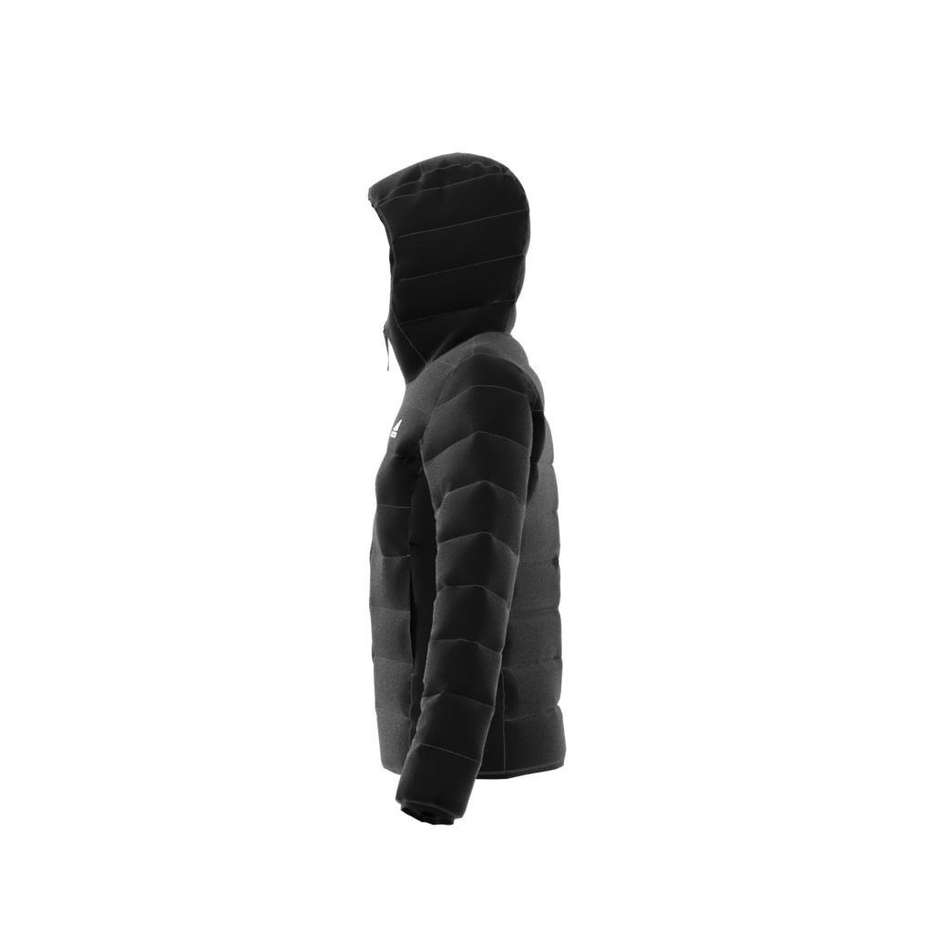 Essentials Light Down Hooded Jacket, Black, , large image number 8