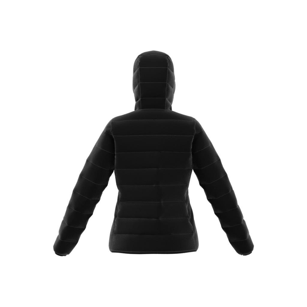 Essentials Light Down Hooded Jacket, Black, , large image number 12