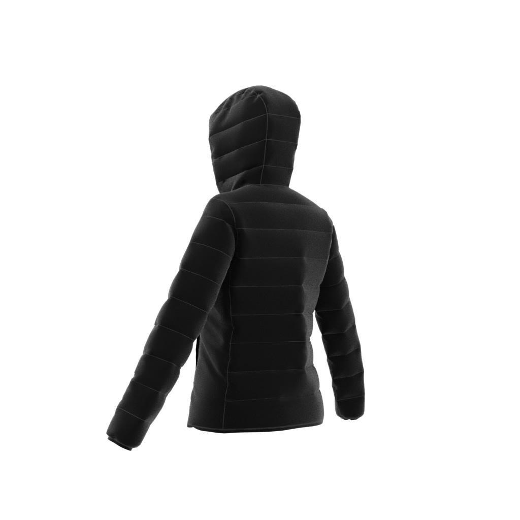 Essentials Light Down Hooded Jacket, Black, , large image number 14