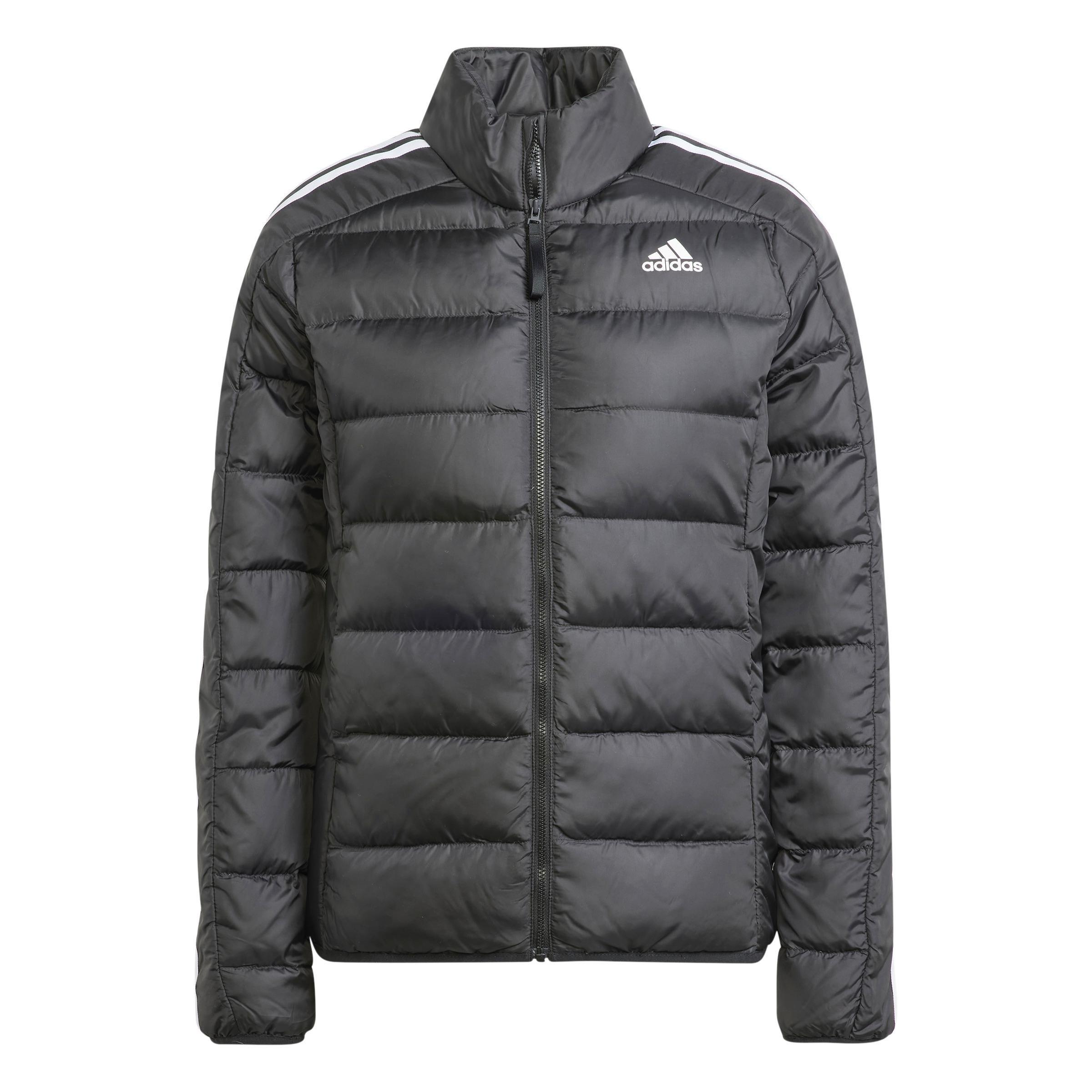 Essentials 3-Stripes Light Down Jacket, Black, , large image number 0