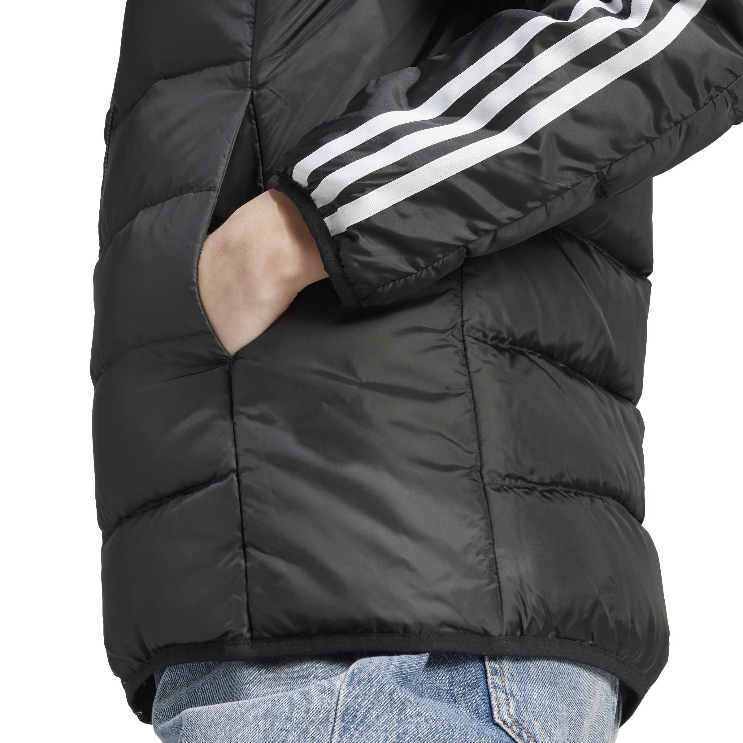 Essentials 3-Stripes Light Down Jacket, Black, , large image number 4