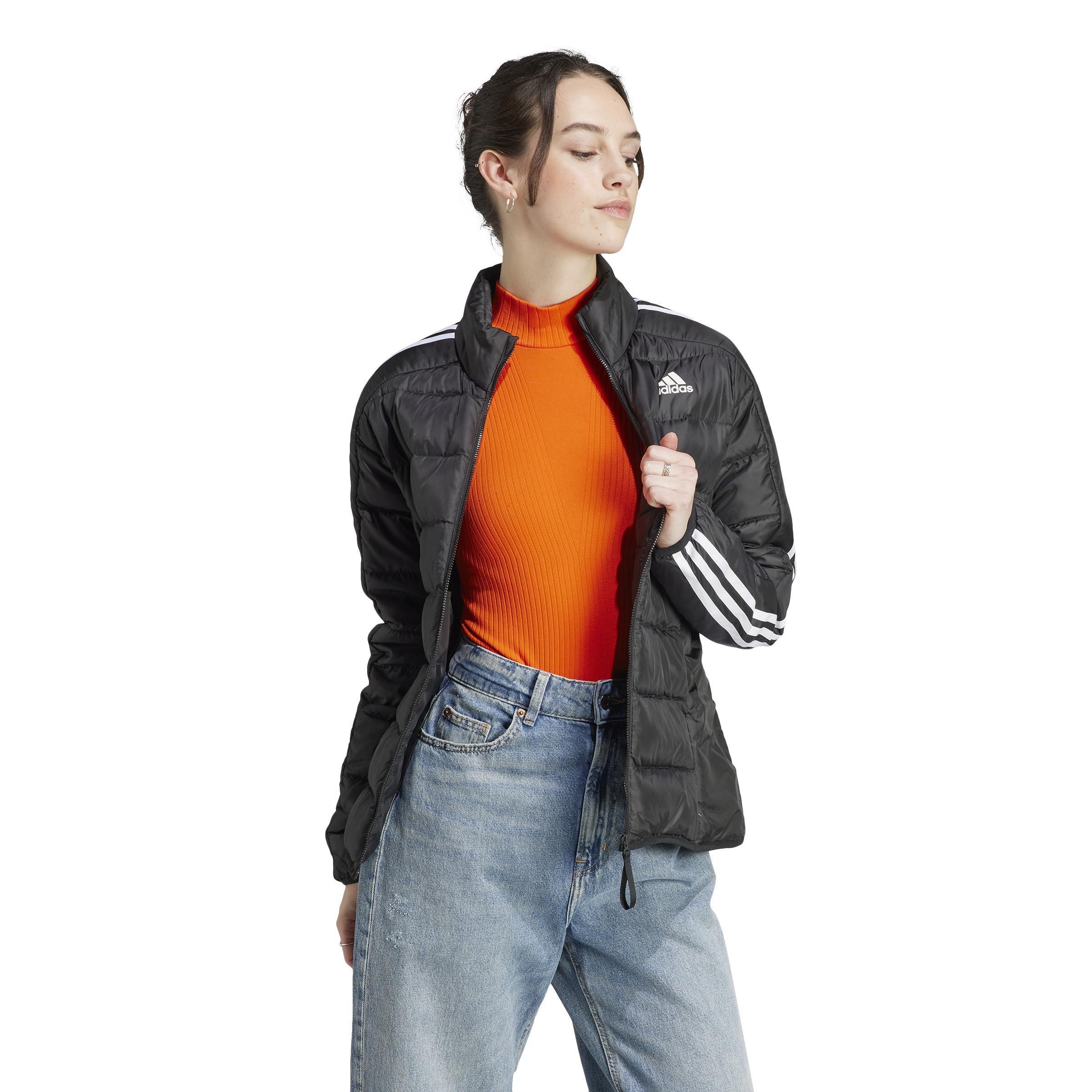 Essentials 3-Stripes Light Down Jacket, Black, , large image number 12