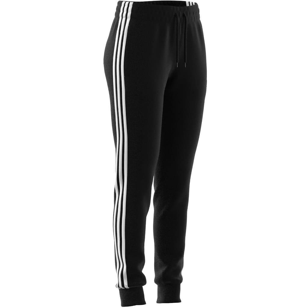Essentials 3-Stripes Fleece Joggers, Black, A901_ONE, large image number 3